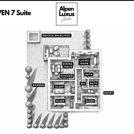 HEAVEN 7 SUITE - AlpenLuxus Collection