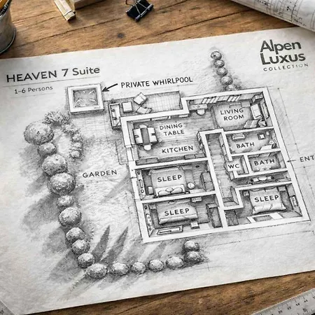 Heaven 7 - Private Whirlpool & Garden Fuegen